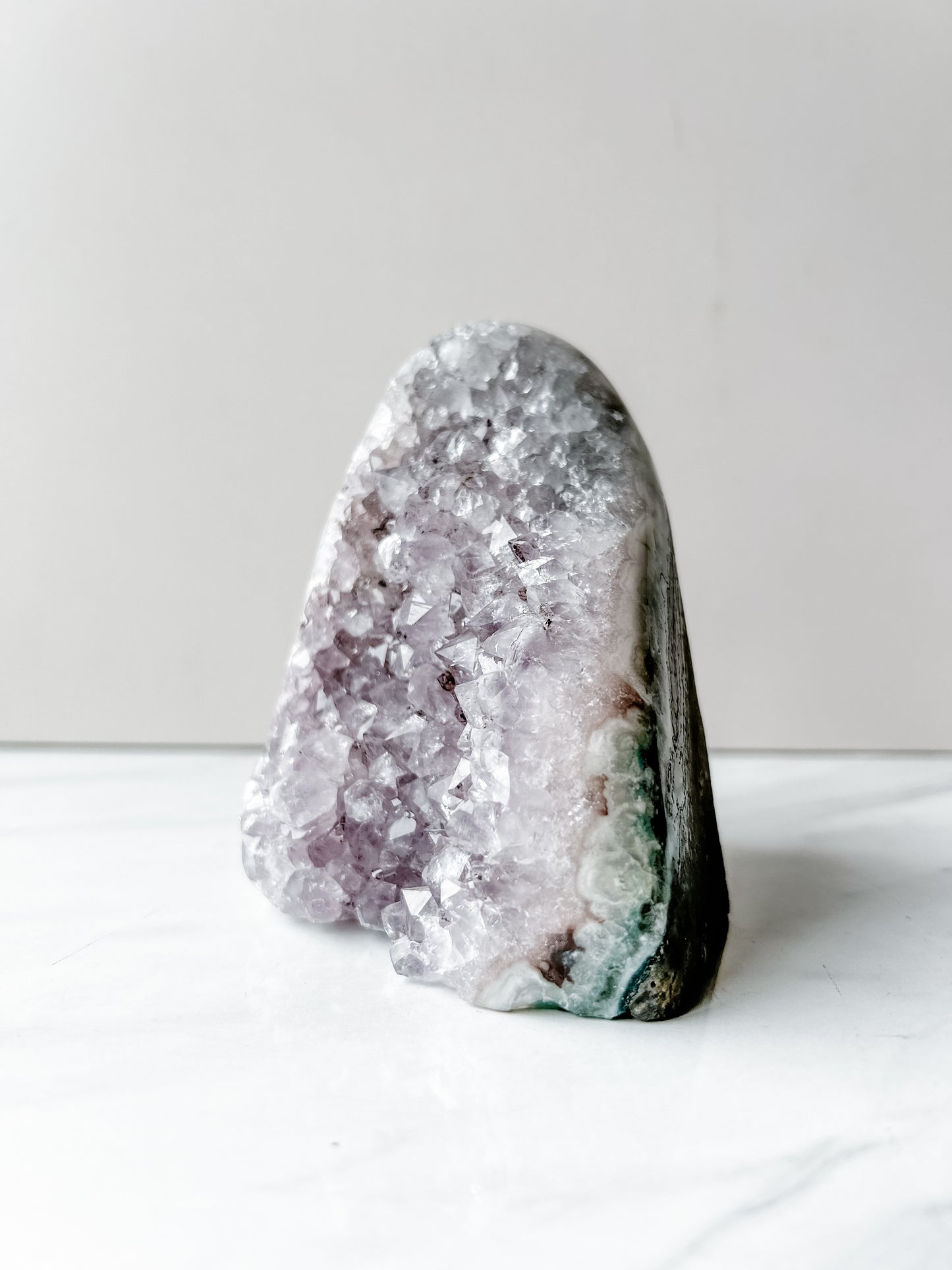 Lavender Amethyst Standing Geode (827g)