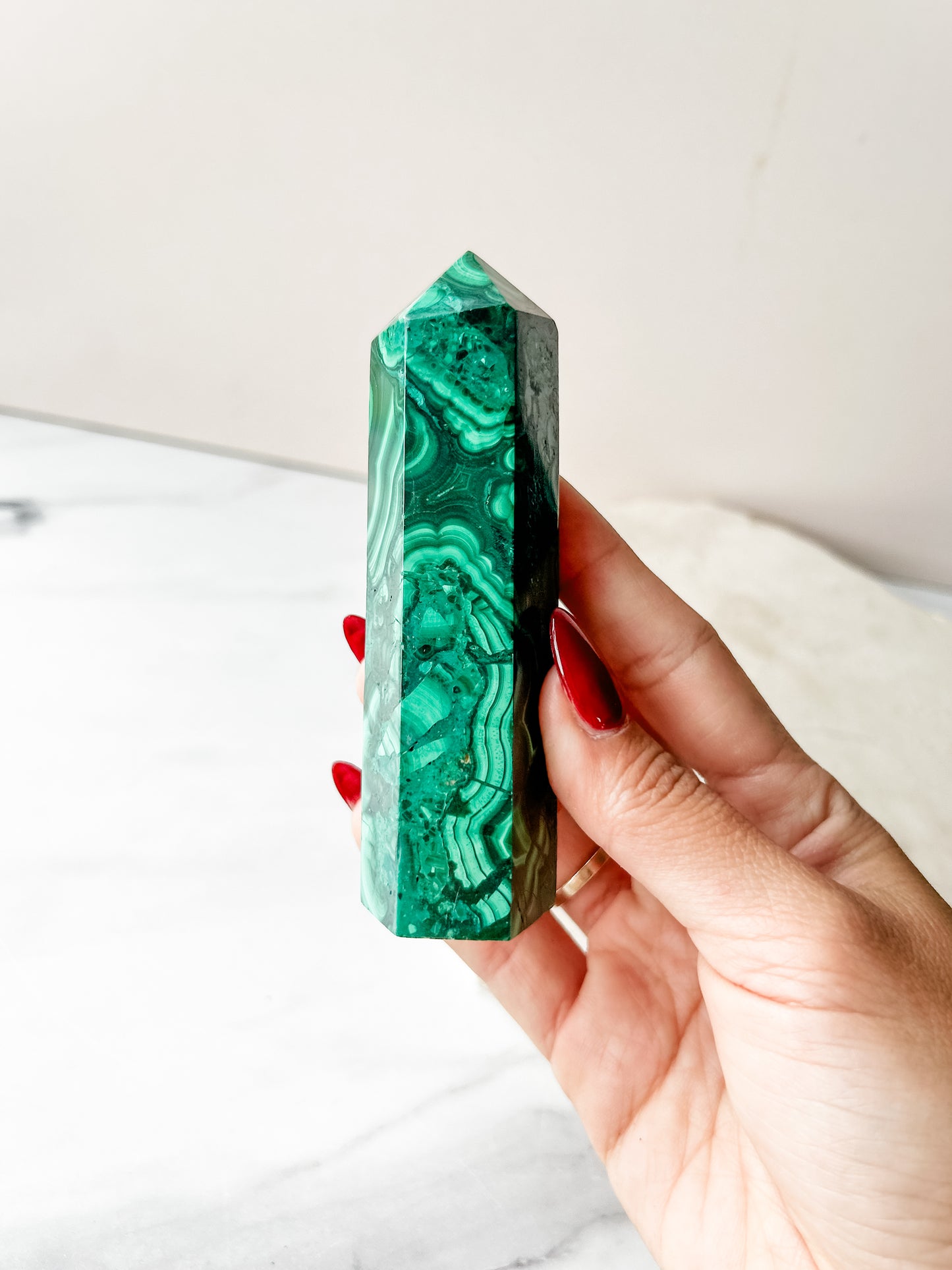 Malachite Tower (10.5cm)