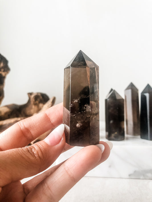 Smoky Quartz Tower