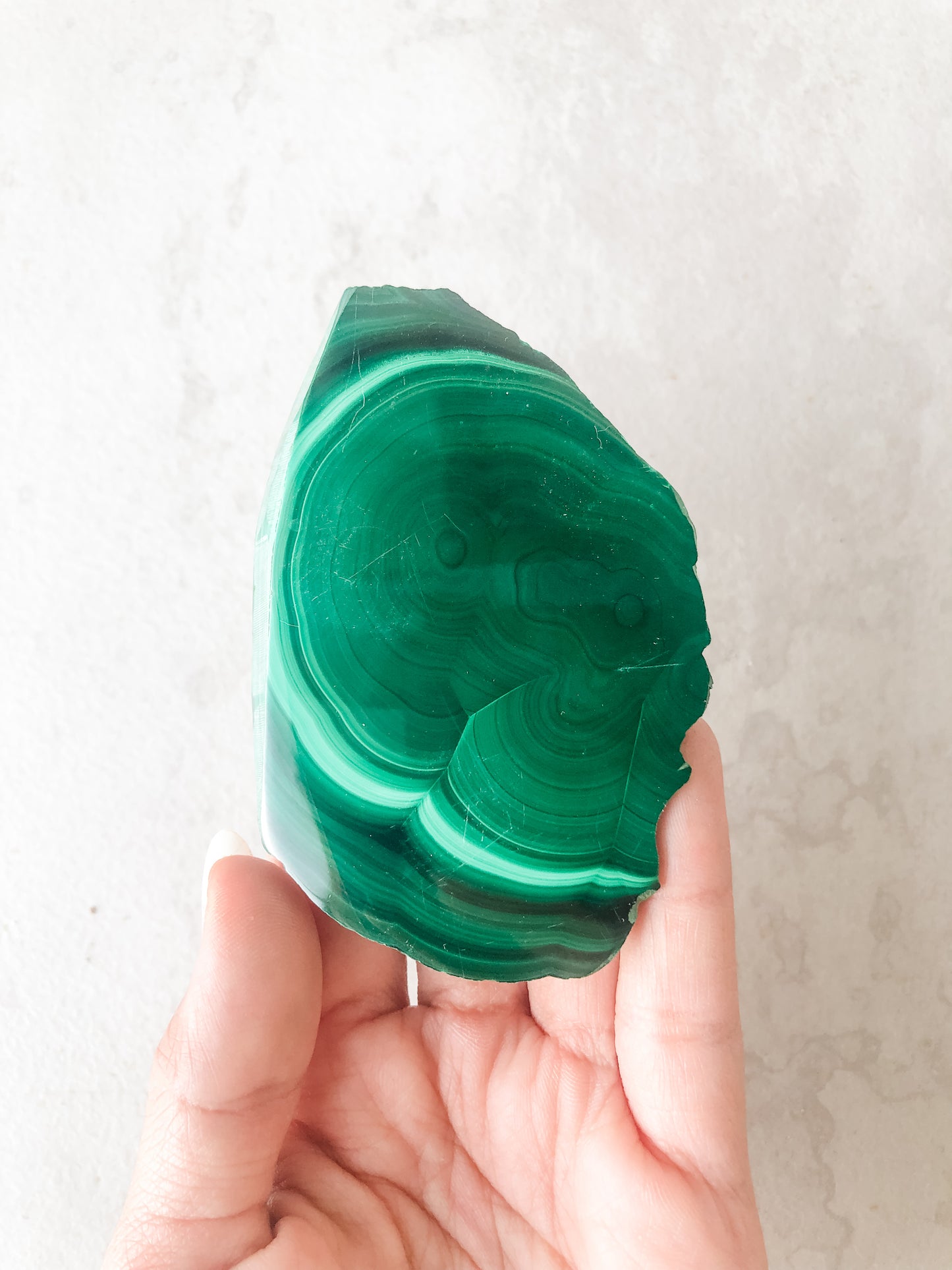 Malachite Freeform Slice (93g)