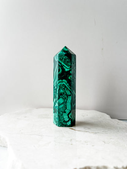 Malachite Tower (10.5cm)