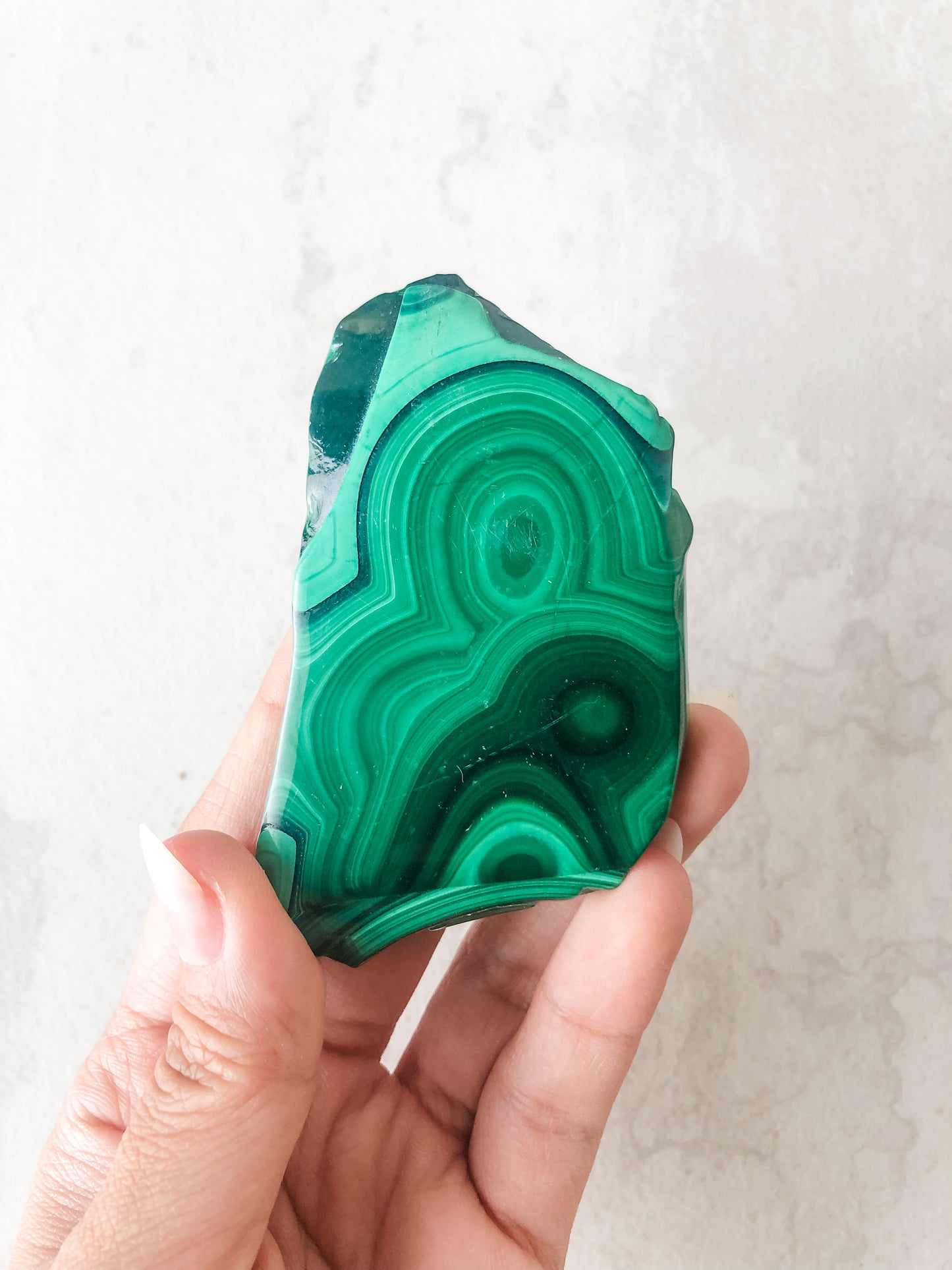 Malachite Freeform Slice (70g)