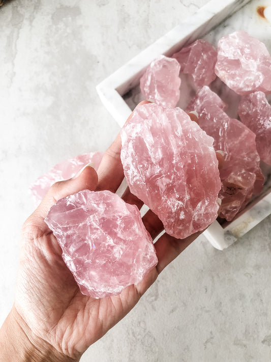 Rose Quartz Raw M