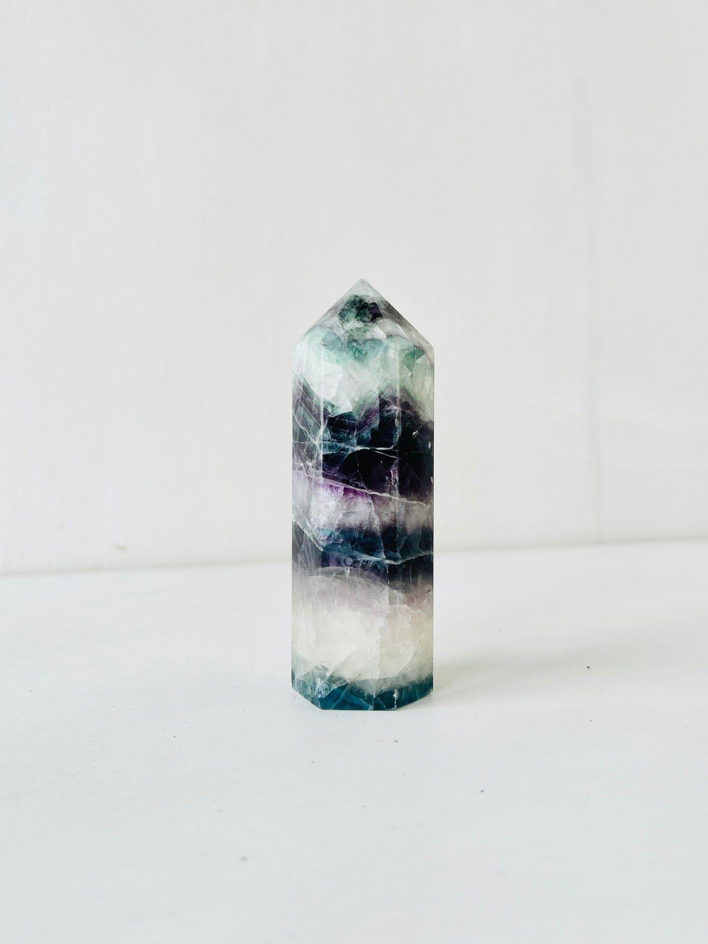 Rainbow Fluorite Tower L (12cm)