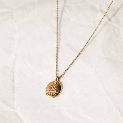 Birthstone Necklace - 14K Gold Vermeil