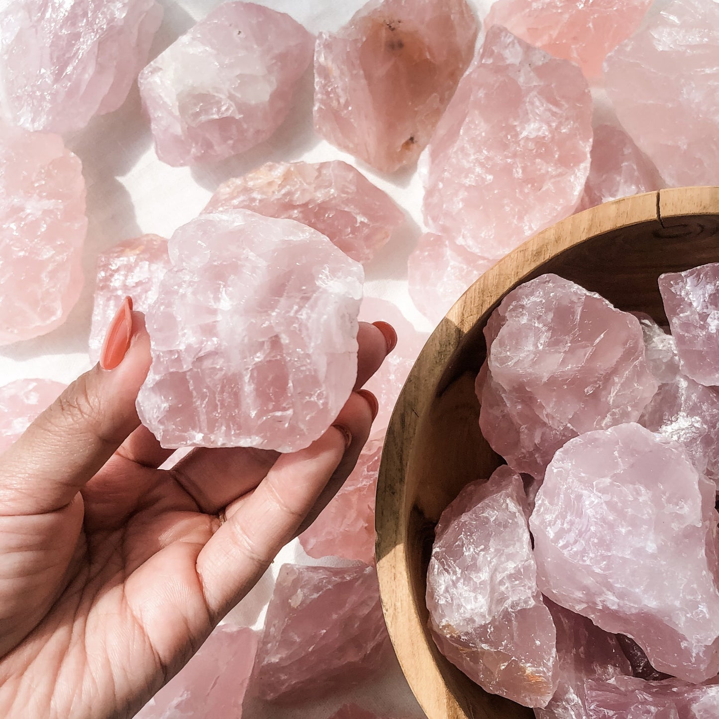 Rose Quartz Raw M